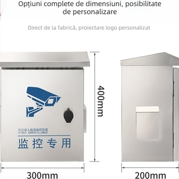 Cutie de monitorizare seria 201, montaj pe perete, rezistentă la intemperii, dimensiuni 600×800×180 mm, carcasă din fier