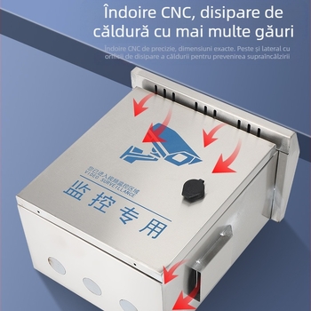 Cutie de monitorizare seria 201, montaj pe perete, rezistentă la intemperii, dimensiuni 600×800×180 mm, carcasă din fier