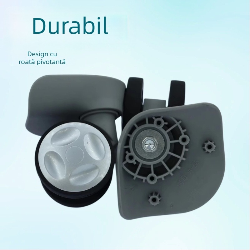 Roți de bagaje Hongri - PVC, roți cu două rânduri, culoare solidă, primăvara 2024