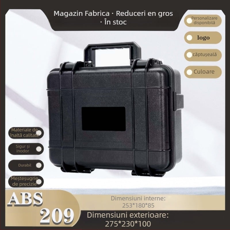 Cutie de unelte din ABS plastic — impermeabilă, rezistentă la căderi, portabilă