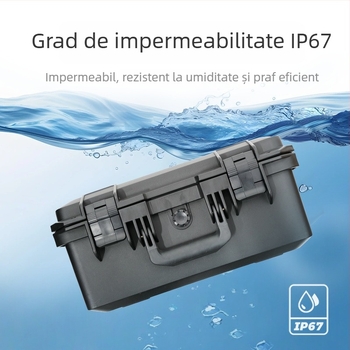 Casetă de unelte 2519, material PP, căptușeală cu burete, capacitate de încărcare 30–40 kg, pentru depozitare și protecția instrumentelor și a echipamentelor