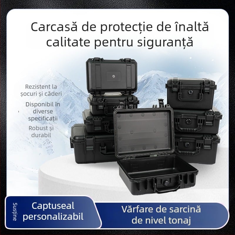 Casetă de unelte 2519, material PP, căptușeală cu burete, capacitate de încărcare 30–40 kg, pentru depozitare și protecția instrumentelor și a echipamentelor