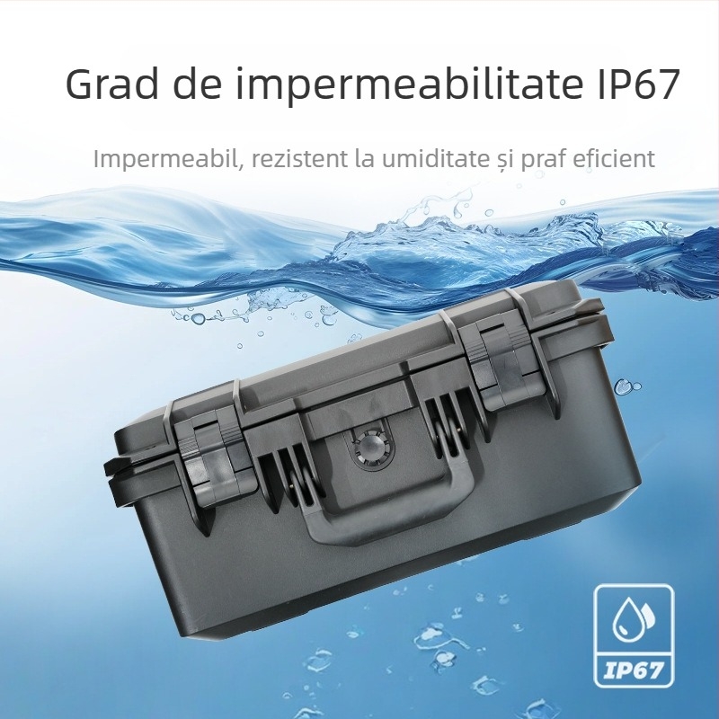 Casetă de unelte 2519, material PP, căptușeală cu burete, capacitate de încărcare 30–40 kg, pentru depozitare și protecția instrumentelor și a echipamentelor