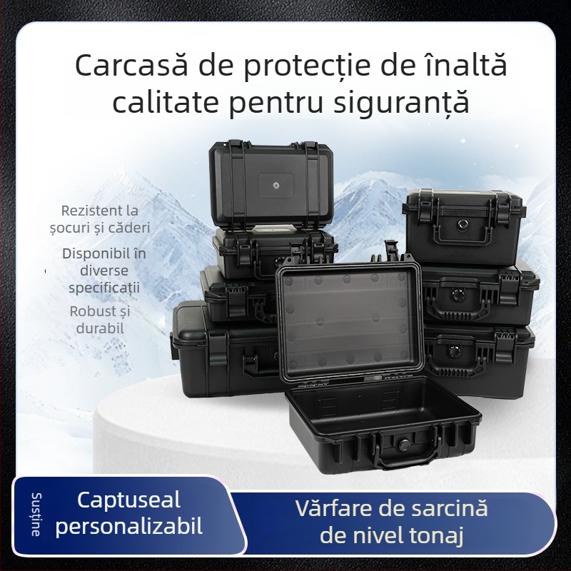 Casetă de unelte 2519, material PP, căptușeală cu burete, capacitate de încărcare 30–40 kg, pentru depozitare și protecția instrumentelor și a echipamentelor