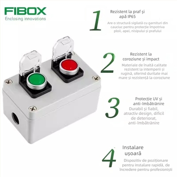 Cutie terminală din plastic etanșă, seria PICCOLO, carcasă PC, IP65, dimensiuni 140×80×85 mm, grosimea plăcii 2 mm, 1 circuit, 1 rând