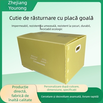 Cutie turnover din plăci goale PP pentru piese auto — impermeabilă, rezistentă la uzură, antistat, cu înaltă rezistență