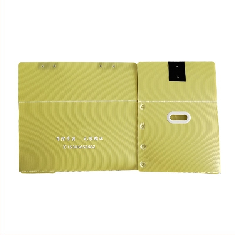 Cutie turnover din plăci goale PP pentru piese auto — impermeabilă, rezistentă la uzură, antistat, cu înaltă rezistență