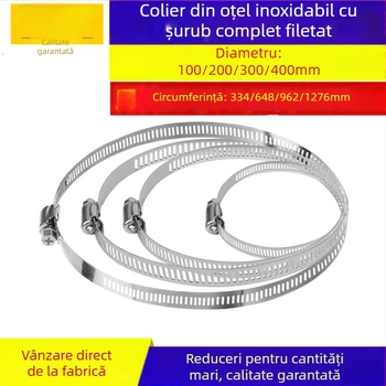 Colier de strangere throat clamp din oțel inoxidabil 304, Yu Yong, pentru uz casnic și industrial, personalizare disponibilă