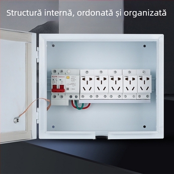 Cutie externă de încărcare pentru EV cu blocare prin parolă, anti-furt, impermeabilă, IP55, 32A, carcasă din oțel laminat la rece