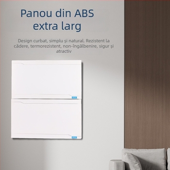 Cutie de distribuție din oțel inoxidabil integrată pentru circuite de înaltă și joasă tensiune, montaj ascuns, cu modem optic, IP30, carcasă din oțel inoxidabil 304