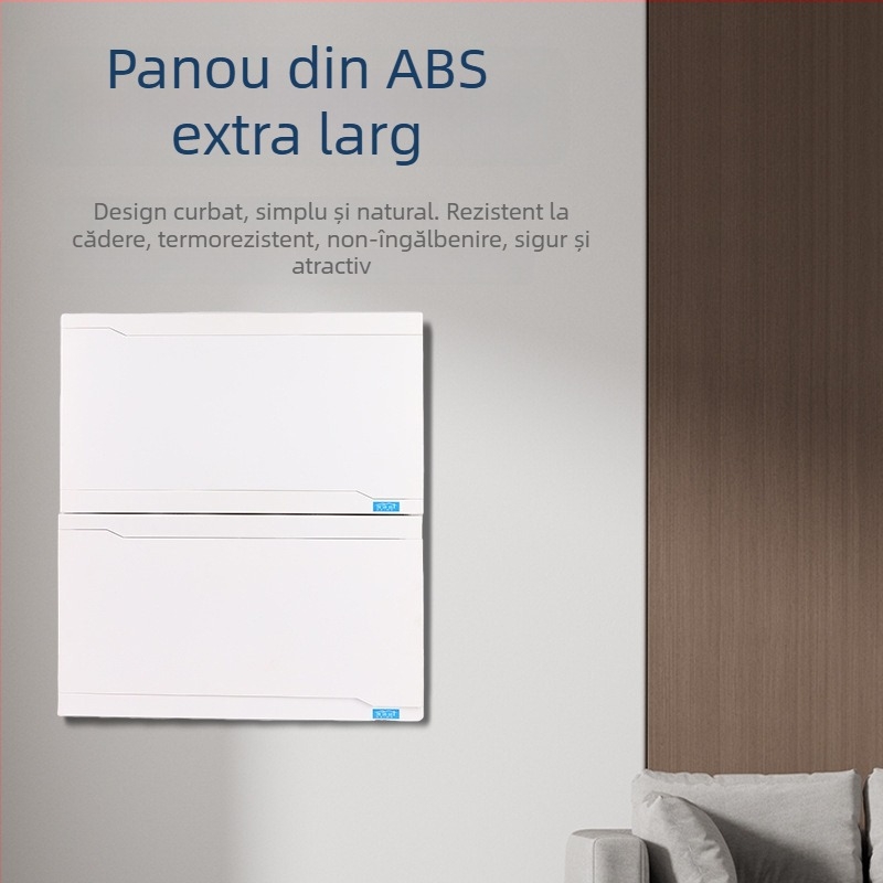 Cutie de distribuție din oțel inoxidabil integrată pentru circuite de înaltă și joasă tensiune, montaj ascuns, cu modem optic, IP30, carcasă din oțel inoxidabil 304