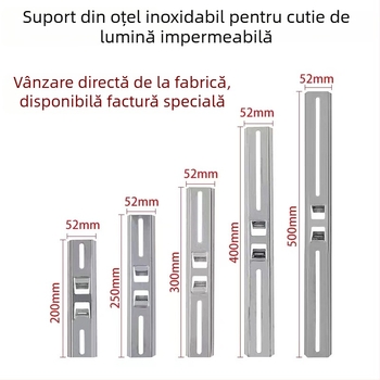 Suport din oțel inoxidabil pentru montarea cutiilor de distribuție și a barelor transversale pe stâlpi verticali
