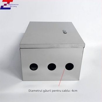 Cutie de distribuție din oțel inoxidabil, montaj pe perete, rezistentă la apă, pentru cablare de securitate și echipamente de monitorizare