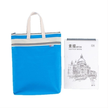 Geantă portabilă pentru artă cu design dublu-strat, din Oxford, imprimare logo disponibilă, personalizare