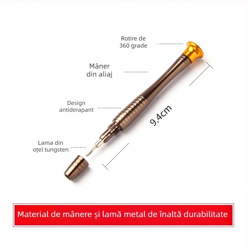 Kit de reparații pentru ochelari cu husă din piele, set de șurubelnițe multifuncțional, 25 de piese, utilizare universală