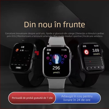 Ceas inteligent M9: monitorizare ritm cardiac, tensiune arterială și oxigen din sânge, impermeabil, compatibil Android