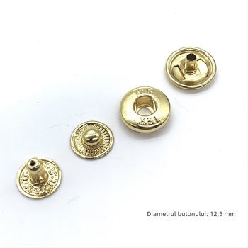 Buton snap din cupru pentru bagaje, model 633, accesorii pentru bagaje, în stil japonez