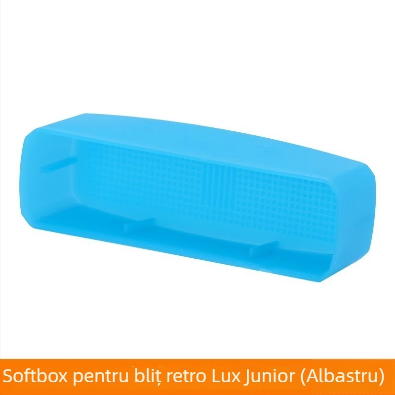 Softbox pentru Shenniu Lux Junior Retro Flash, cutie de lumină moale pătrată pentru blițul aparatului, aliaj de aluminiu