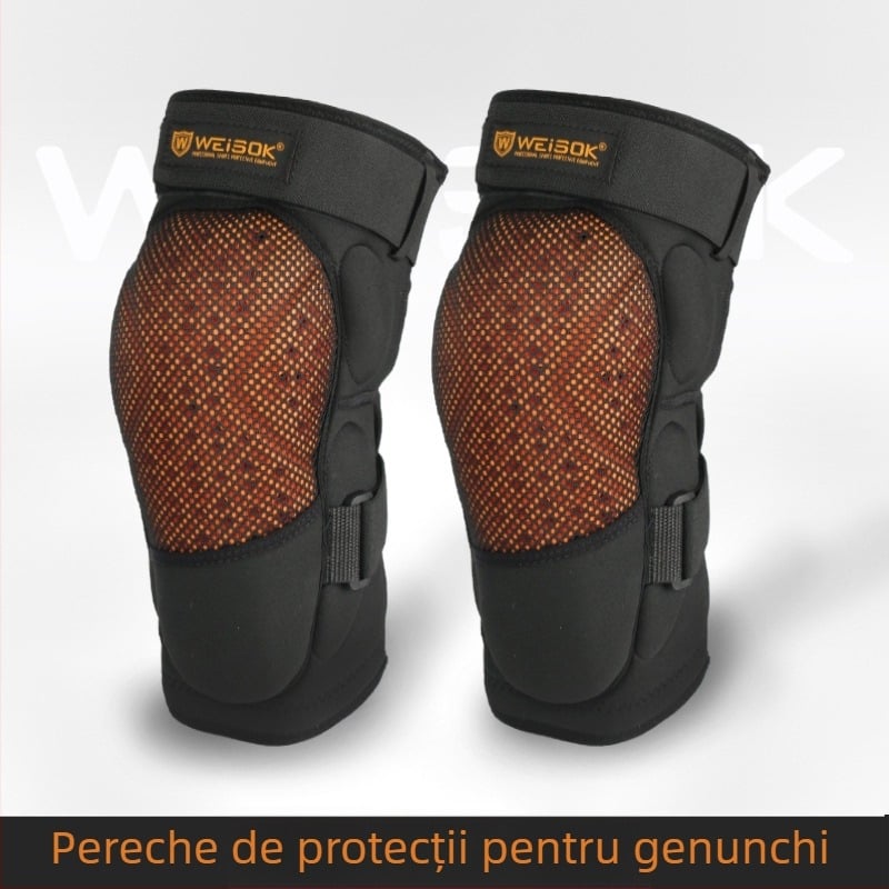 Protecții pentru șolduri și genunchi pentru ski și snowboard, purtare internă, PU/EVA/Lycra, Weisok/weisike