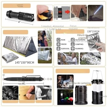 Set de unelte pentru supraviețuire pentru camping în aer liber (Brand: Nothing; Categorie: Instrumente de supraviețuire; Comandă minimă: 1; Etichetă privată: Nu)