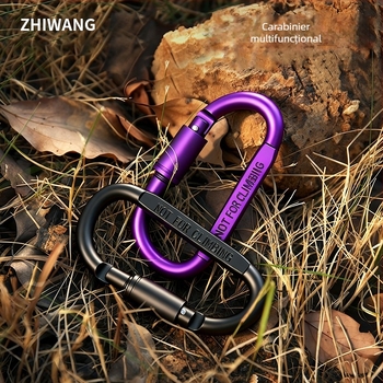 Încuietoare tip D din aluminiu pentru echipament outdoor, sarcină maximă 40 kg, Brand Expectation, Model HJGK