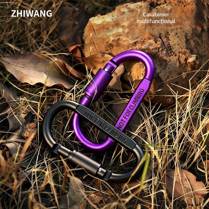 Încuietoare tip D din aluminiu pentru echipament outdoor, sarcină maximă 40 kg, Brand Expectation, Model HJGK