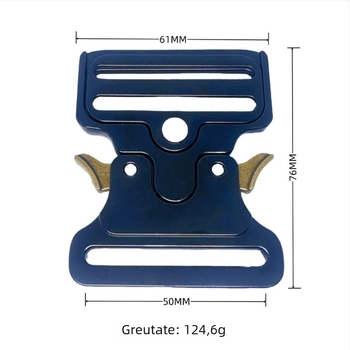 Cataramă de curea Cobra, tactică, din metal, din aliaj de zinc, pentru echipamente outdoor și accesorii de bagaje