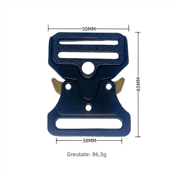 Cataramă de curea Cobra, tactică, din metal, din aliaj de zinc, pentru echipamente outdoor și accesorii de bagaje