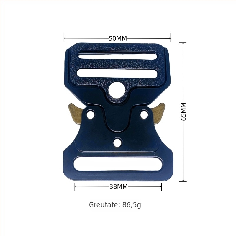 Cataramă de curea Cobra, tactică, din metal, din aliaj de zinc, pentru echipamente outdoor și accesorii de bagaje