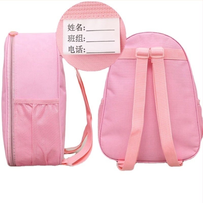 Geantă de dans pentru copii din material Oxford, respirabilă și anti-furt, căptușeală din nailon, model geometric pentru antrenament în afara școlii