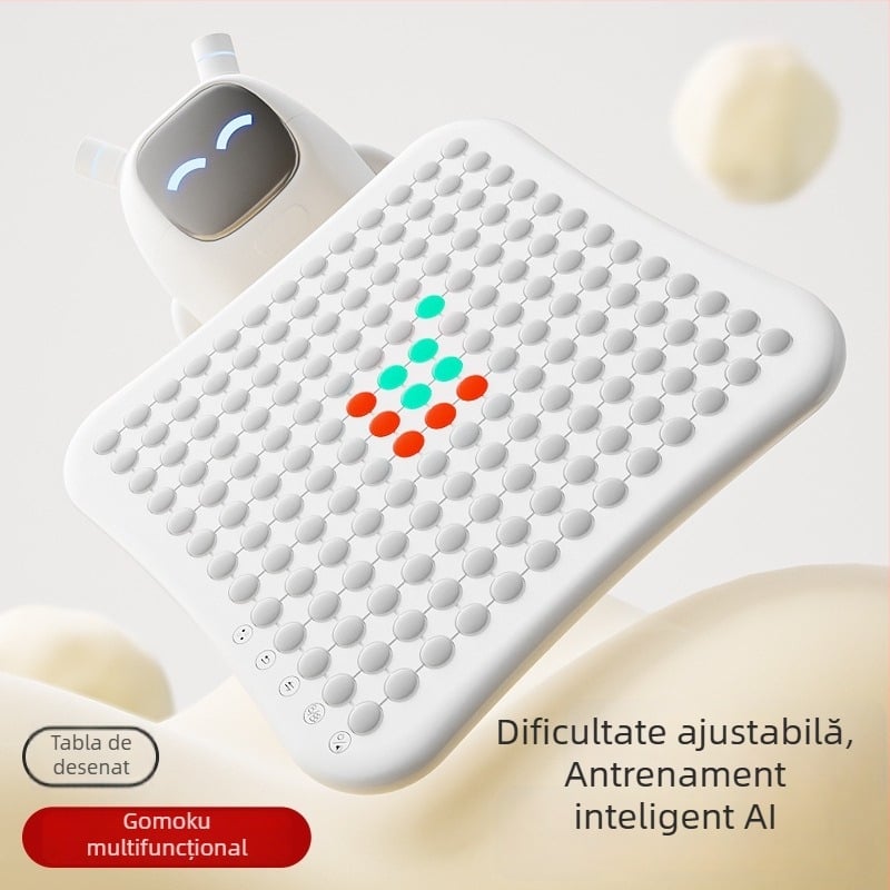 Tablă de dame/Gomoku/Dame multifuncțională 10 în 1, cu inteligență artificială — Jucărie educațională din material ABS