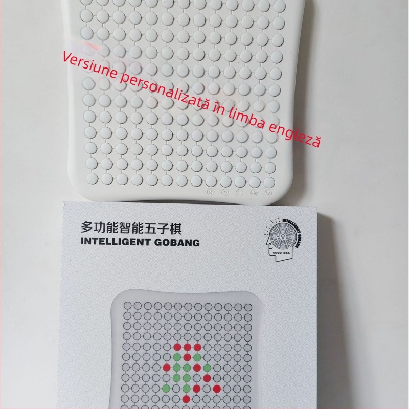 Tablă de dame/Gomoku/Dame multifuncțională 10 în 1, cu inteligență artificială — Jucărie educațională din material ABS