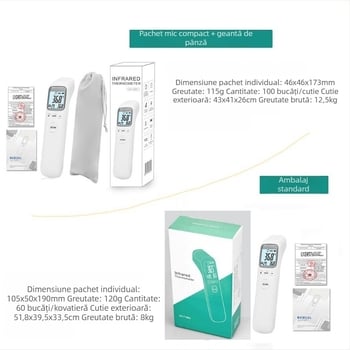 Changkun CK-1502 termometru infraroșu fără contact pentru frunte, portabil, 172 g