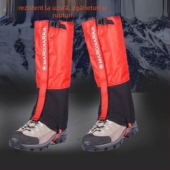 Gaitere de schi pentru exterior și acoperitoare de picioare – material din lemn – mărimi XS–XXL – pentru primăvară