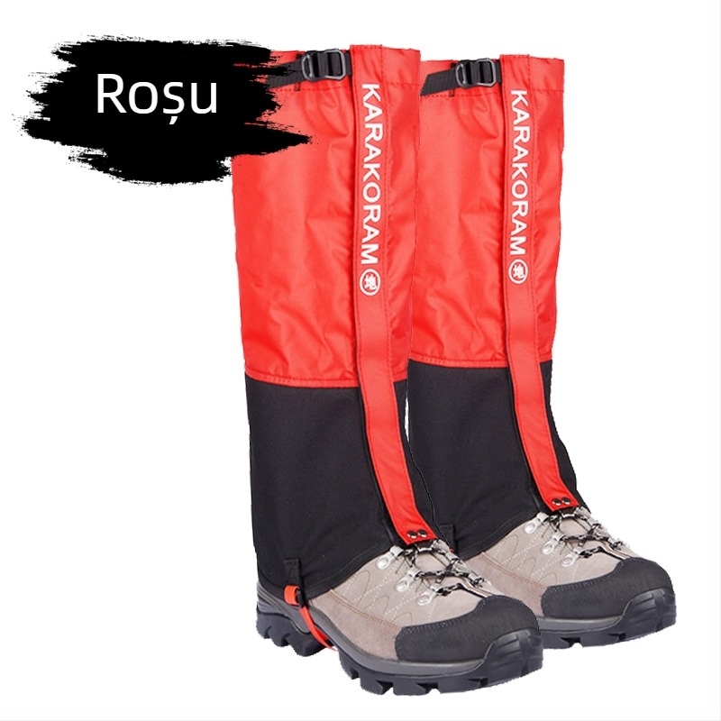 Gaitere de schi pentru exterior și acoperitoare de picioare – material din lemn – mărimi XS–XXL – pentru primăvară