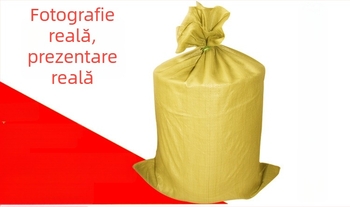 Geantă textilă galbenă 90×130 cm, cu model piele de șarpe, pentru mutare și ambalare