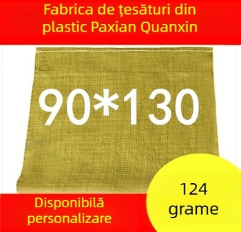 Geantă textilă galbenă 90×130 cm, cu model piele de șarpe, pentru mutare și ambalare