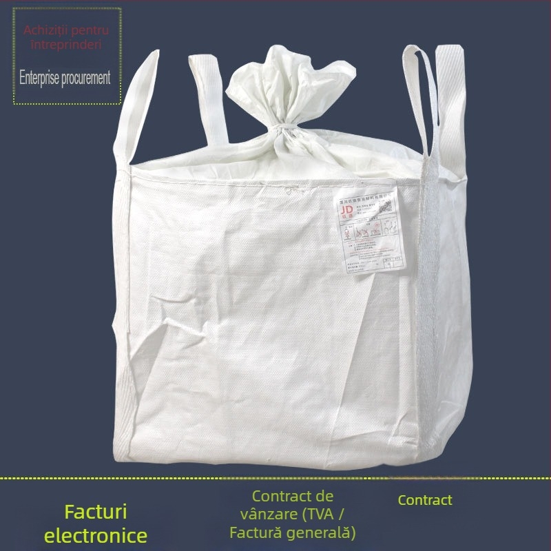 Sac ton industrial din polipropilenă, încărcare 1300 kg, sac textil din plastic pentru gunoi