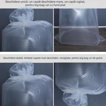 Husă interioară din PE pentru ton bag, impermeabilă și rezistentă la umezeală, 2x3 m, film simplu sau dublu
