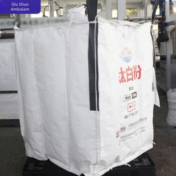 Ton bag container sac, pătrat, din plastic, volum la comandă, specificații la comandă