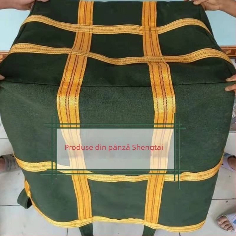 Sac din pânză ton pentru ridicare înaltă, sac cilindric de container pentru nisip