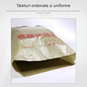 Sac textil din plastic împletit pentru ambalare de transport, potrivit pentru haine
