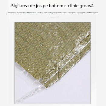 Sac textil din plastic împletit pentru ambalare de transport, potrivit pentru haine