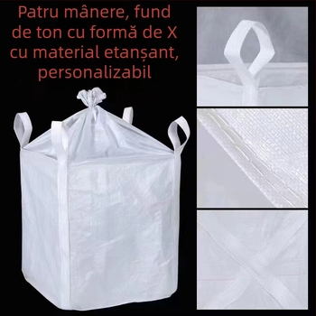 Sac container - Polipropilenă, Grosimea împletiturii 50, Capacitate de încărcare 25 kg, Procesare la comandă