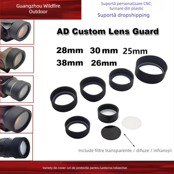 Capac de protecție pentru lanternă compatibil cu T1/T2/X300V/X400V/SRO/MRO, din plastic, control prin forță