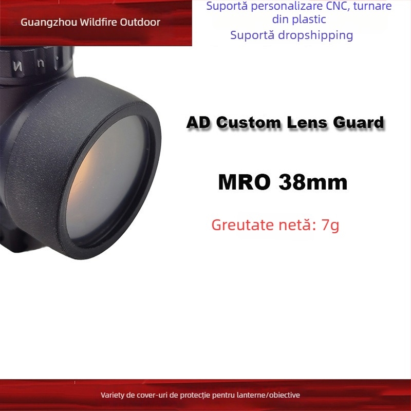 Capac de protecție pentru lanternă compatibil cu T1/T2/X300V/X400V/SRO/MRO, din plastic, control prin forță