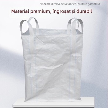 Sac de ridicare, din plasă plastică țesută, întărit, capacitate 2000 kg, potrivit pentru ciment, cereale și substanțe chimice