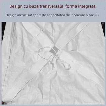 Sac de ridicare, din plasă plastică țesută, întărit, capacitate 2000 kg, potrivit pentru ciment, cereale și substanțe chimice