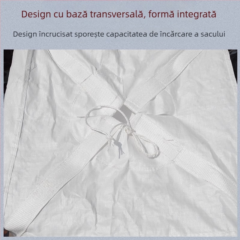 Sac de ridicare, din plasă plastică țesută, întărit, capacitate 2000 kg, potrivit pentru ciment, cereale și substanțe chimice