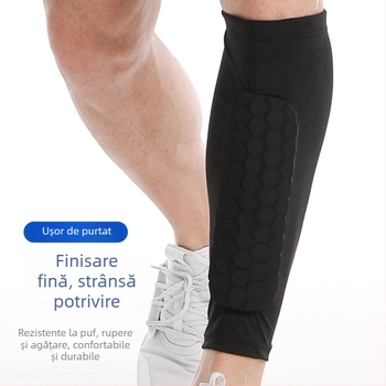 RIZI Colanți cu protecție pentru gambe – protector pentru gambe, Spandex, Adult, fotbal